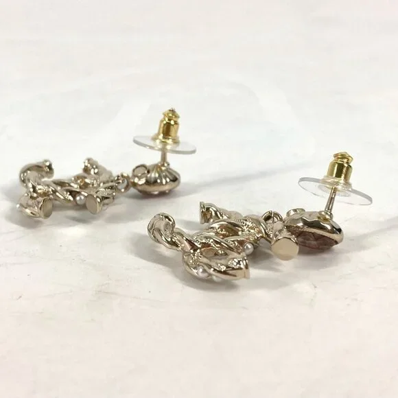 CHANEL Gold Earrings